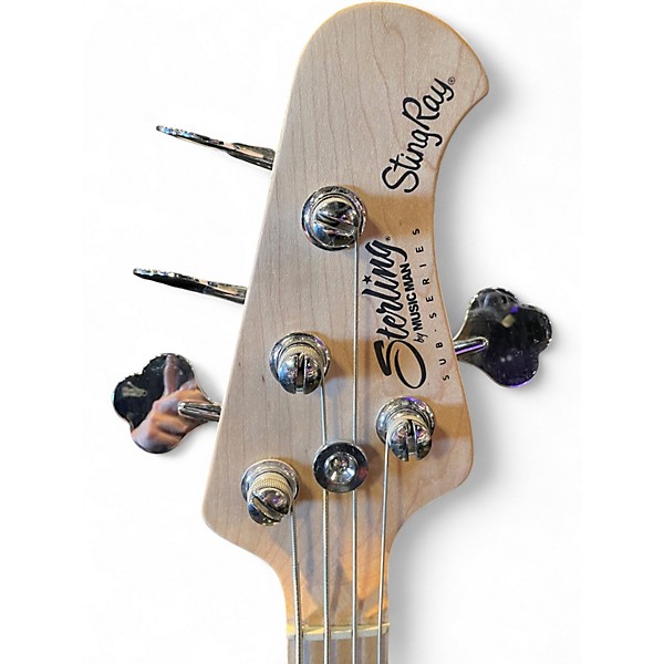 Used Sterling by Music Man Sub 4 Seafoam Green Electric Bass Guitar