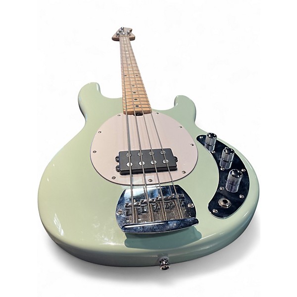 Used Sterling by Music Man Sub 4 Seafoam Green Electric Bass Guitar