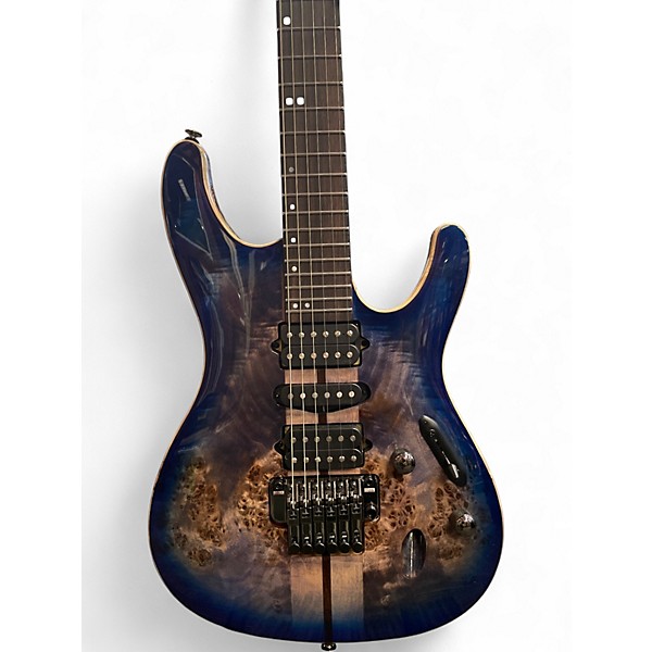 Used Ibanez RG1070PBZ BLUE Solid Body Electric Guitar