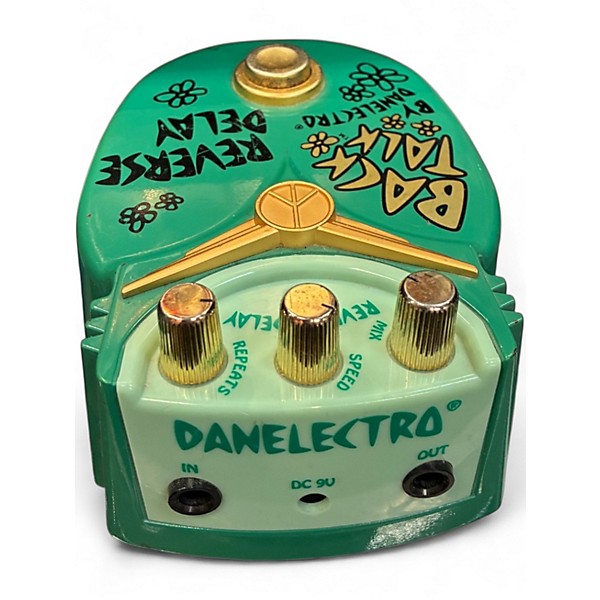 Used Danelectro Back Talk Reverse Delay Effect Pedal