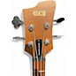 Used Gci God City Instruments Olympic White Electric Bass Guitar