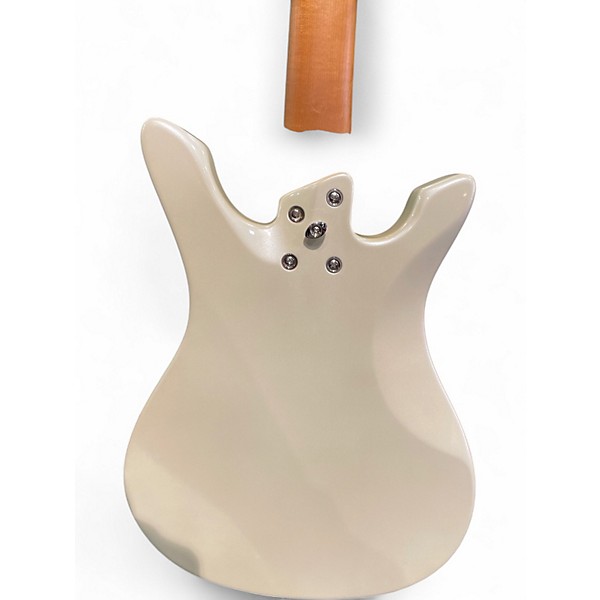 Used Gci God City Instruments Olympic White Electric Bass Guitar