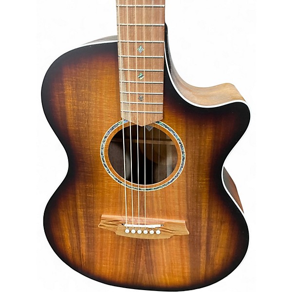 Used Cole Clark AN2EC BLBL SUNBURST Acoustic Electric Guitar