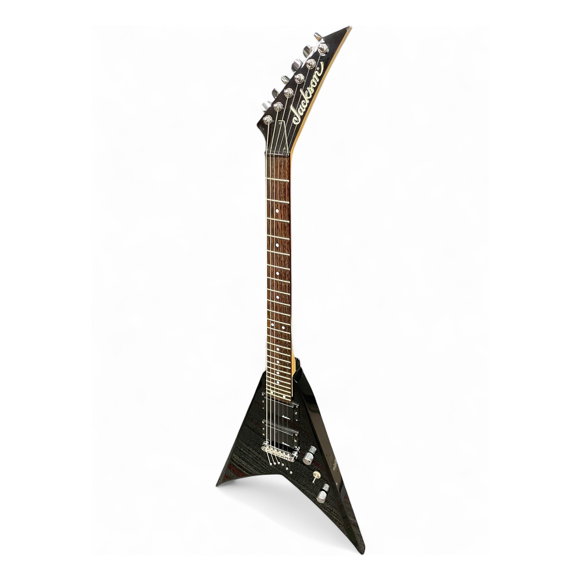 Used Jackson JS32 King V Black Solid Body Electric Guitar