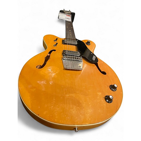 Vintage 1975 Gretsch Guitars Broadkaster 7607 Natural Hollow Body Electric Guitar