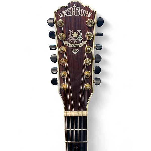 Used 2008 Washburn J28S/12DL Natural 12 String Acoustic Guitar