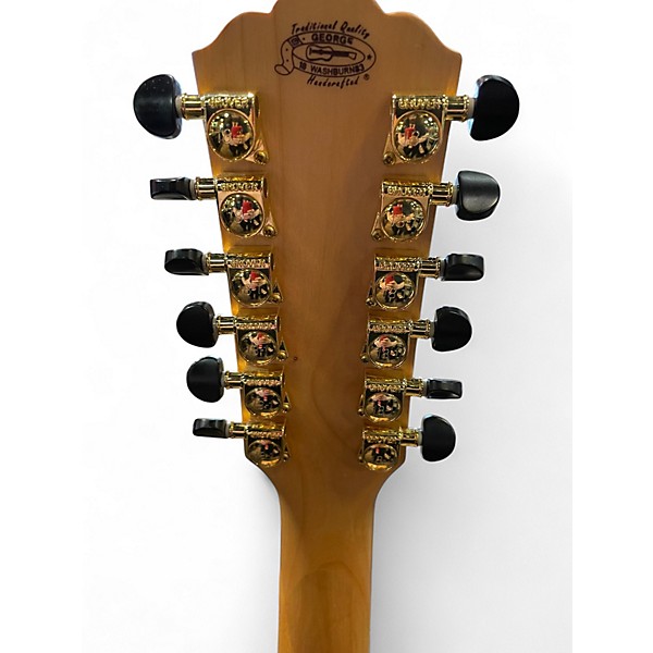 Used 2008 Washburn J28S/12DL Natural 12 String Acoustic Guitar