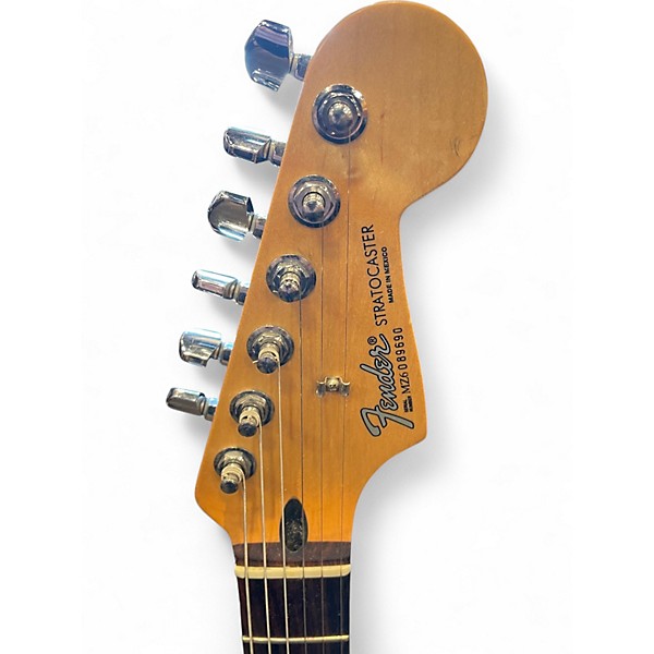 Used Fender Standard Stratocaster Black Solid Body Electric Guitar