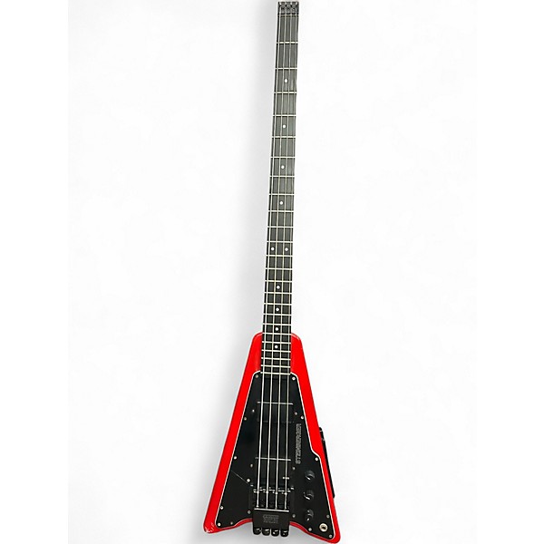 Used Steinberger XP2A Limited Edition Red Electric Bass Guitar