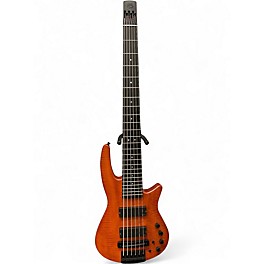 Used NS Design CR6 SATIN AMBER Electric Bass Guitar
