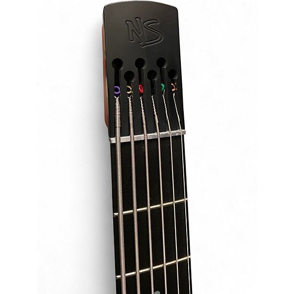 Used NS Design CR6 SATIN AMBER Electric Bass Guitar