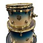 Used SJC Drums 3 Piece Custom Tour Series Ocean Blue Burst Drum Kit