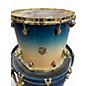 Used SJC Drums 3 Piece Custom Tour Series Ocean Blue Burst Drum Kit
