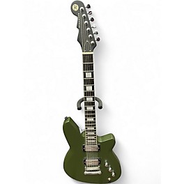 Used Reverend Shade Signature Army Green Solid Body Electric Guitar
