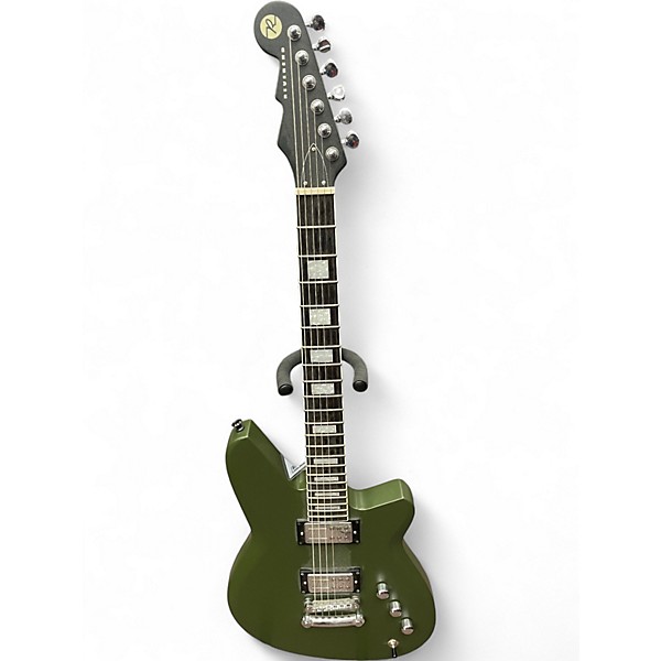 Used Reverend Shade Signature Army Green Solid Body Electric Guitar