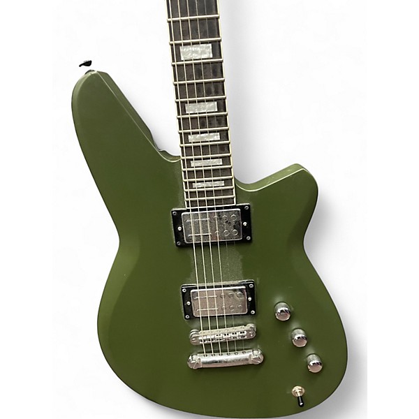 Used Reverend Shade Signature Army Green Solid Body Electric Guitar