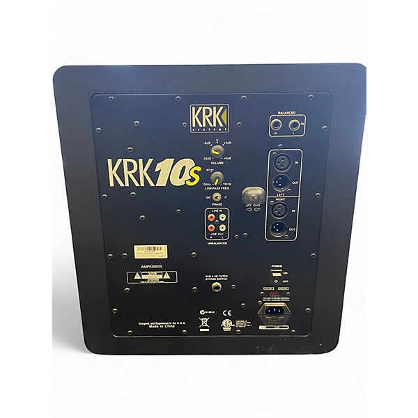 KRK 10s サブウーファー KRKのパワードサブウーファー KRK 10sが誕生！！その威力とは！？
