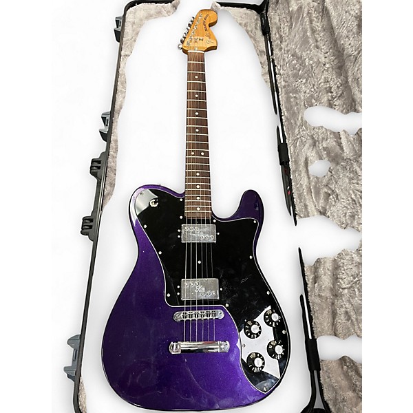 Used Fender King Fish Telecaster Deluxe Purple Solid Body Electric Guitar