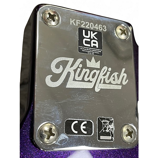 Used Fender King Fish Telecaster Deluxe Purple Solid Body Electric Guitar