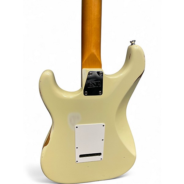 Used 2000s ESP Vintage Plus Olympic White Solid Body Electric Guitar