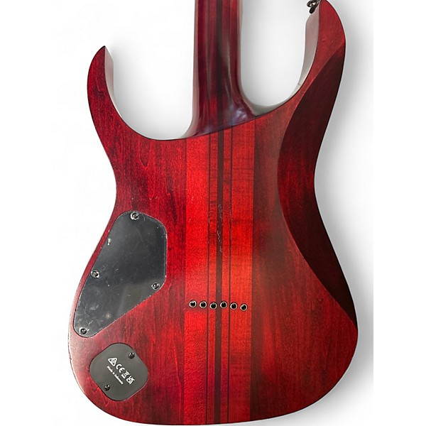 Used Ibanez rgt1221pb Red Solid Body Electric Guitar