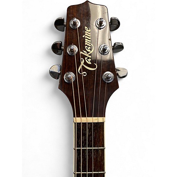 Used Takamine EF-360SC Natural Acoustic Electric Guitar