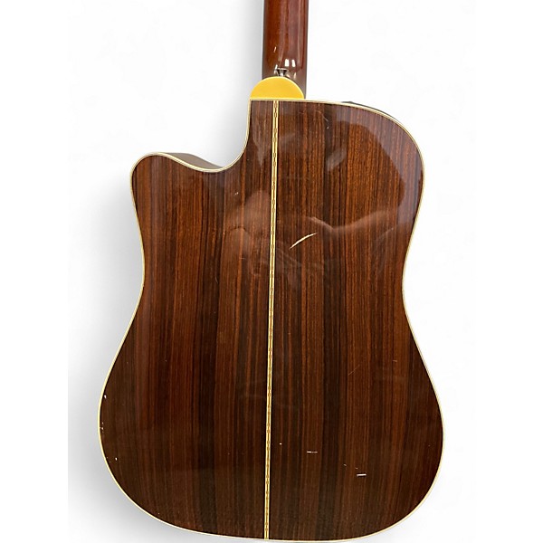 Used Takamine EF-360SC Natural Acoustic Electric Guitar