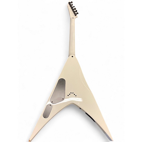 Used ESP LTD DV8R Dave Mustaine Signature White Solid Body Electric Guitar