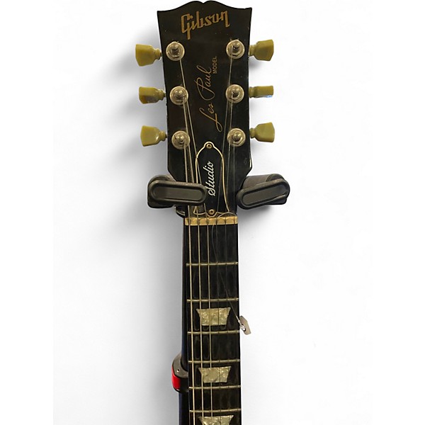 Used Gibson Les Paul Studio Black Solid Body Electric Guitar