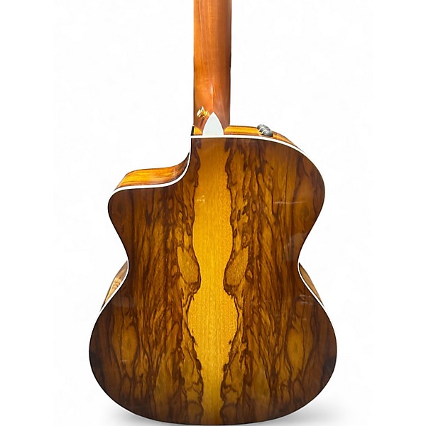 Used Taylor 214CE Deluxe SUNSET EDGEBURST Acoustic Electric Guitar