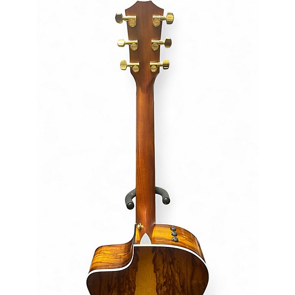 Used Taylor 214CE Deluxe SUNSET EDGEBURST Acoustic Electric Guitar