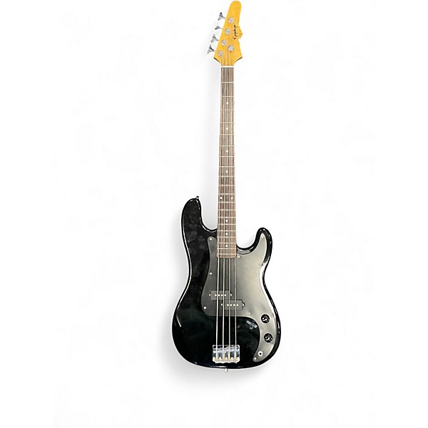 Used Epiphone ACCU BASS Black Electric Bass Guitar Black