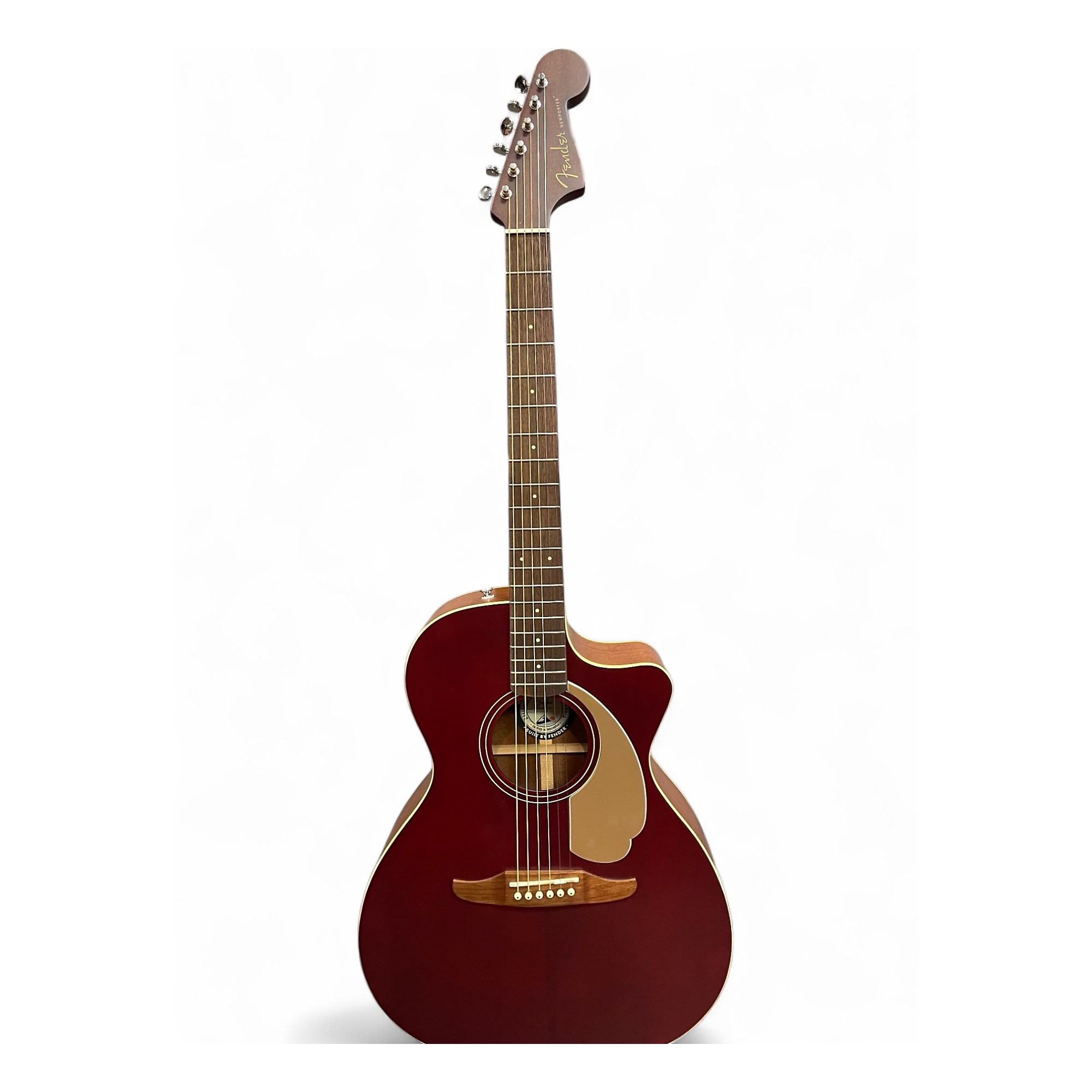 Used Fender Newporter Player Midnight Wine Acoustic Electric