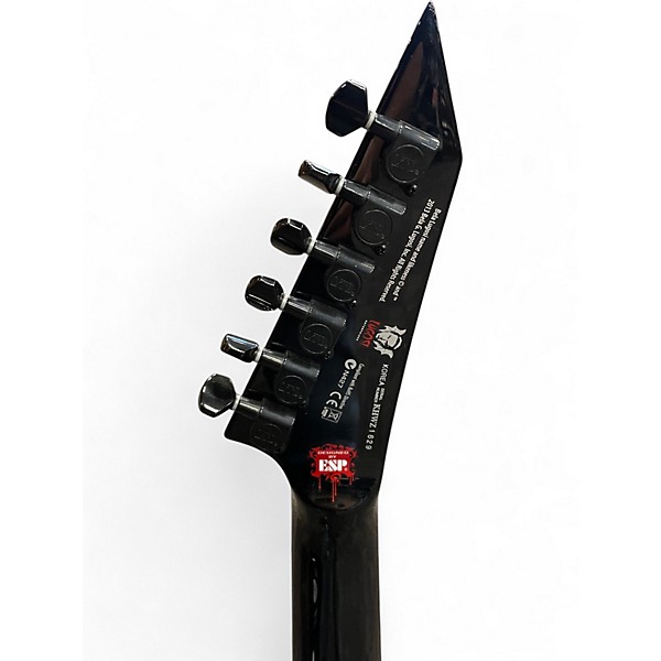 Used ESP        Used ESP LTD Kirk Hammett Signature White Zombie Custom Graphic Solid Body Electric Guitar