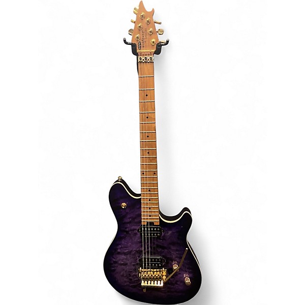 Used EVH Wolfgang Special QM Purple Burst Solid Body Electric