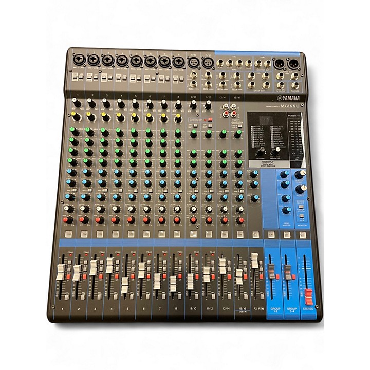 Used Yamaha MG16XU Unpowered Mixer | Guitar Center