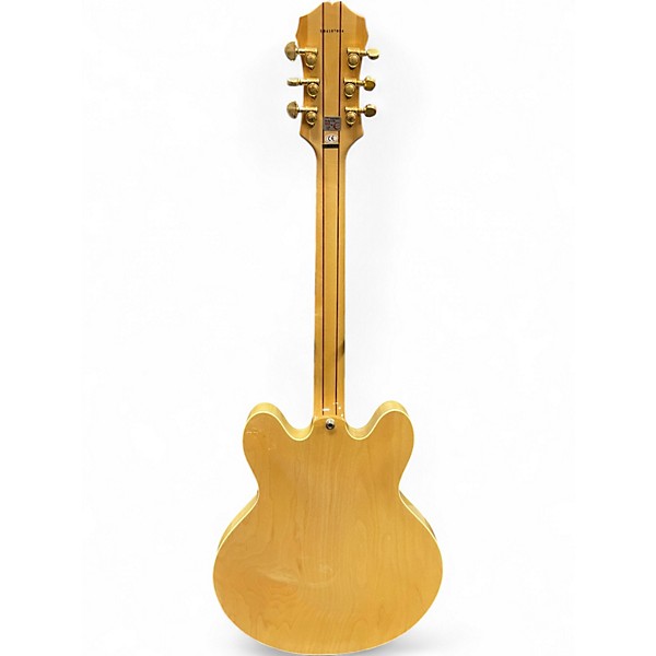 Used Epiphone Sheraton II Natural Hollow Body Electric Guitar