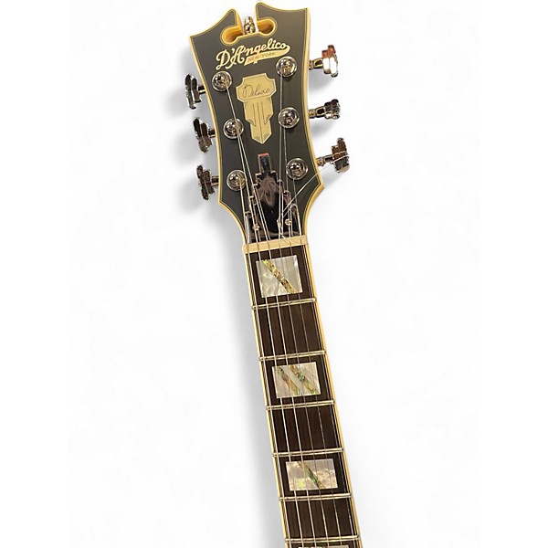 Used 2020 D'Angelico Deluxe Series Brighton Solidbody Electric Guitar With USA Se Matte Walnut Solid Body Electric Guitar