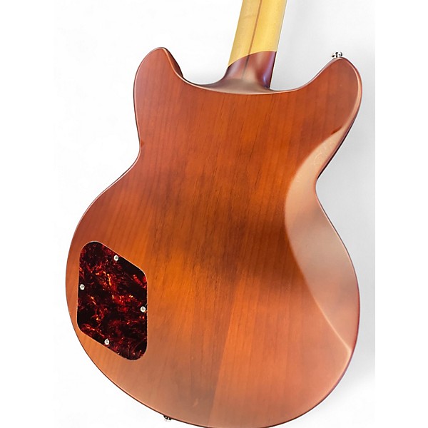 Used 2020 D'Angelico Deluxe Series Brighton Solidbody Electric Guitar With USA Se Matte Walnut Solid Body Electric Guitar