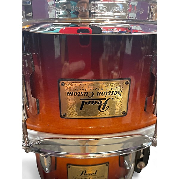 Used Pearl 5 Piece SRX SESSION ALL MAPLE VINTAGE FADE Drum Kit