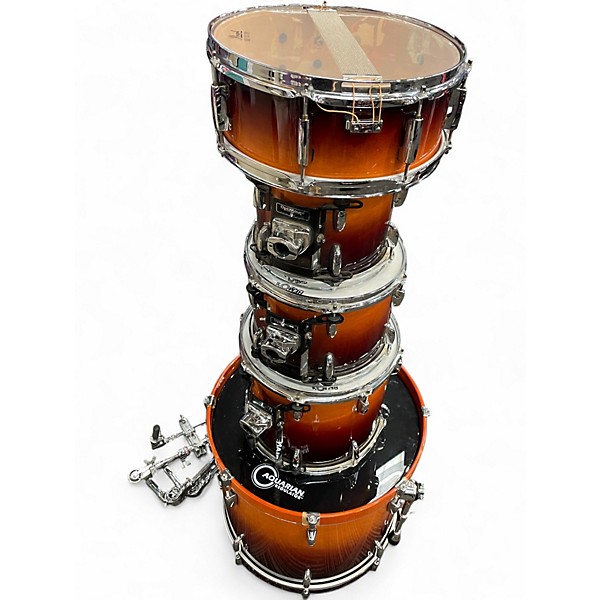 Used Pearl 5 Piece SRX SESSION ALL MAPLE VINTAGE FADE Drum Kit