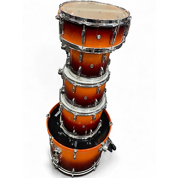 Used Pearl 5 Piece SRX SESSION ALL MAPLE VINTAGE FADE Drum Kit