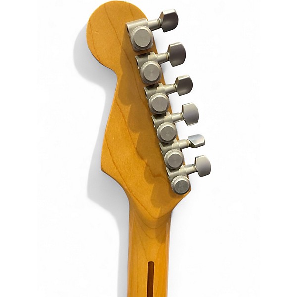 Vintage 1989 Fender Stratocaster Deluxe 2 Color Sunburst Solid Body Electric Guitar