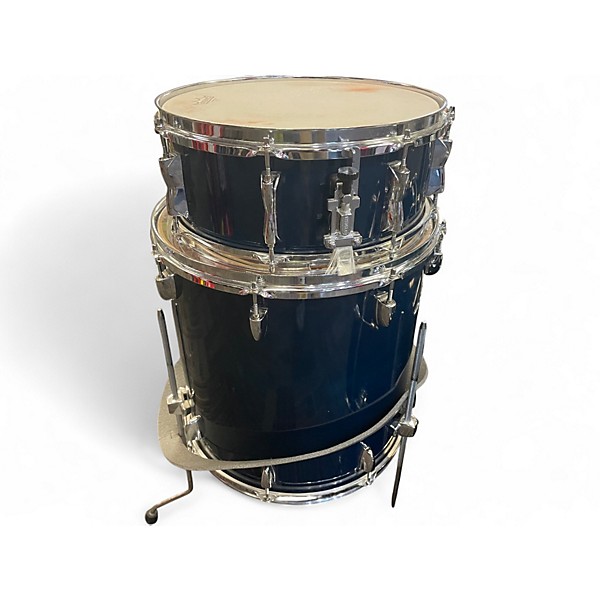 Used Yamaha 4 Piece Tour Custom Blue Drum Kit