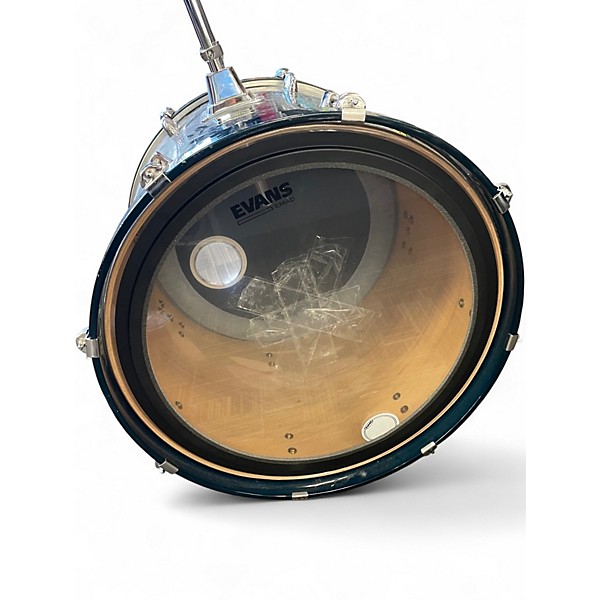 Used Yamaha 4 Piece Tour Custom Blue Drum Kit