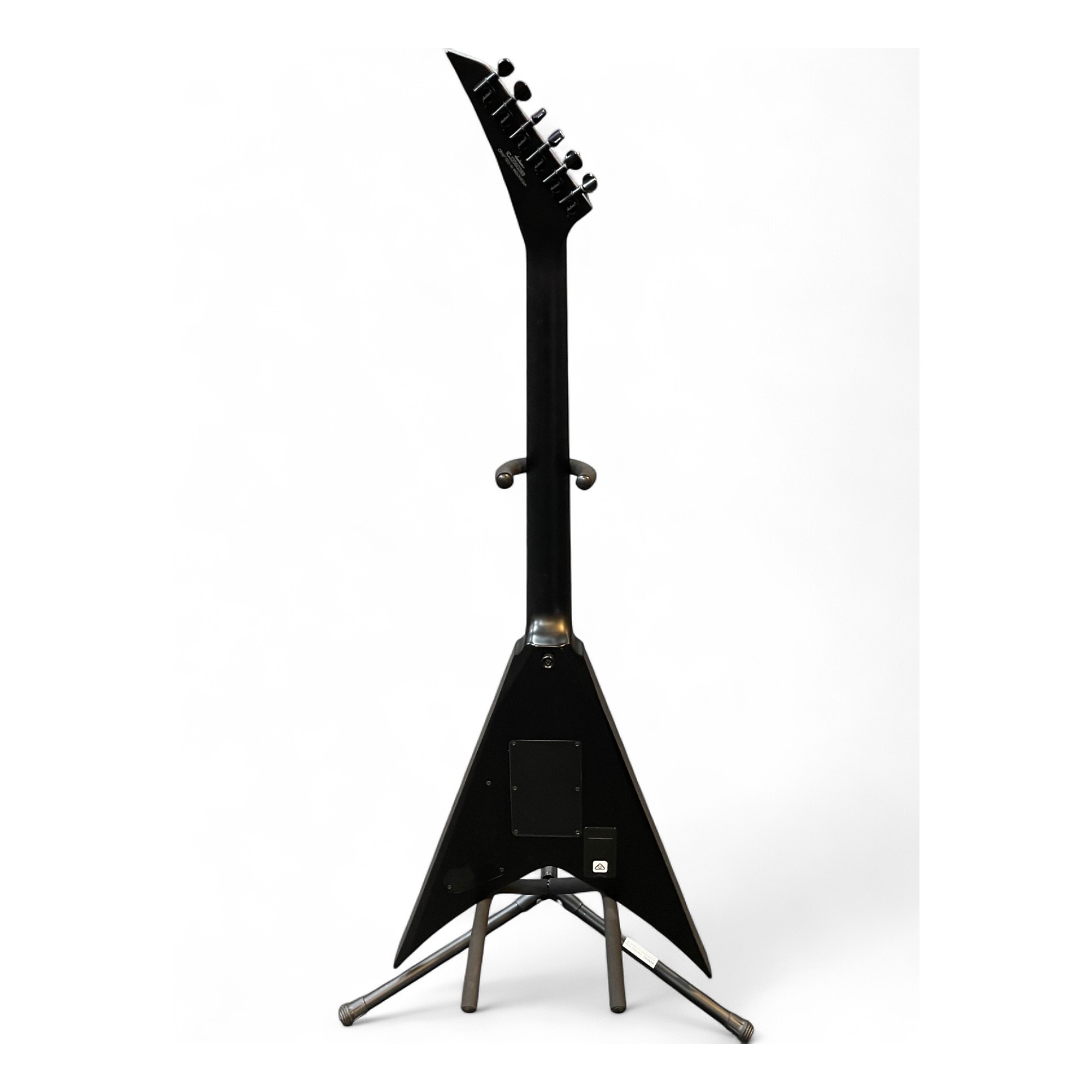 Used Jackson x series king V Black Solid Body Electric
