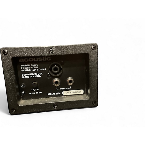 Used Acoustic B410C 4X10 400W Bass Cabinet