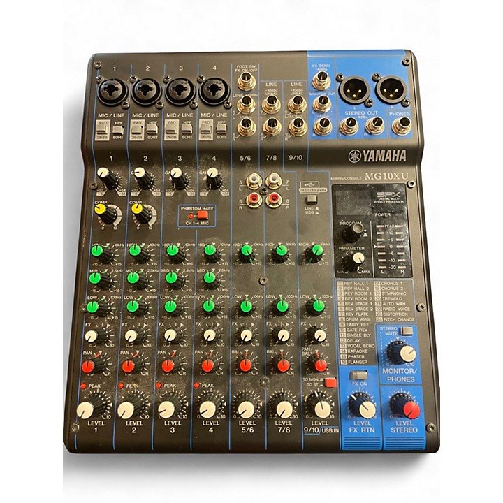 MG10XU YAMAHA 不具合なし Used Yamaha MG10XU 10 Channel Mixer with Effects Unpowered Mixer