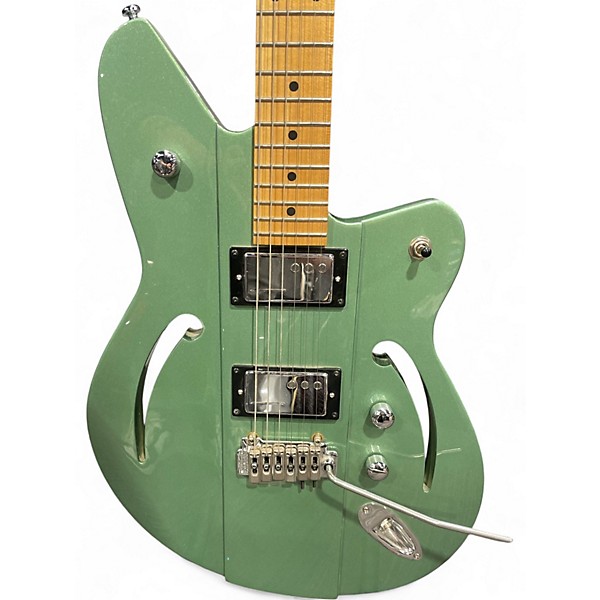 Used Reverend AIR SONIC W Metallic Green Solid Body Electric Guitar