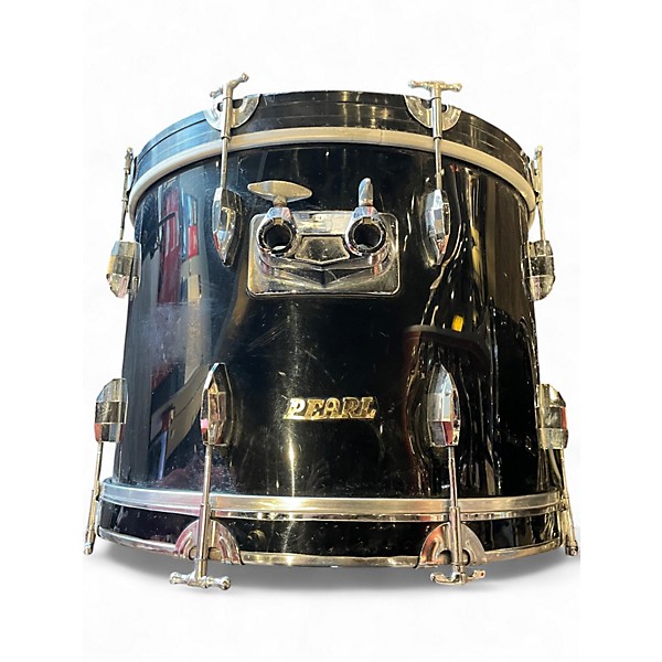 Used Pearl 4 Piece Vintage Drum kit Black Drum Kit